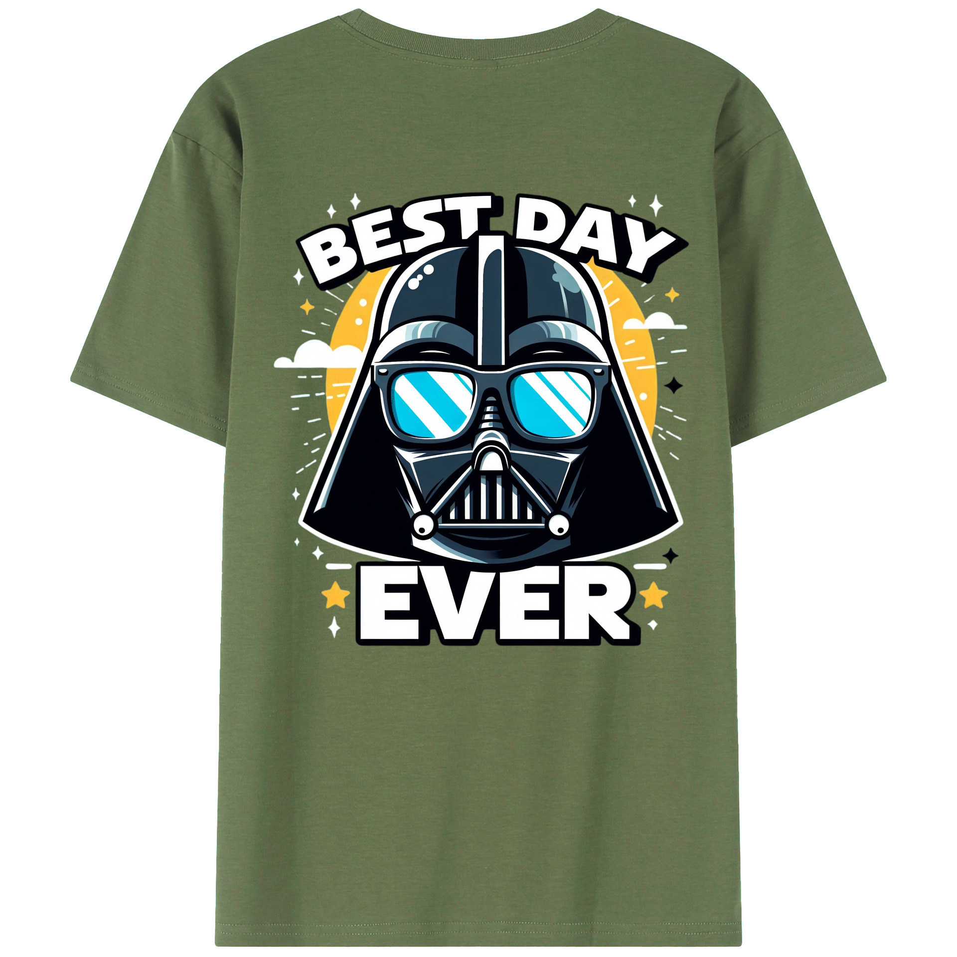 （画像用） スター・ウォーズ Star Wars 綿100％ メンズ半袖Tシャツ（バックプリント） 通気性